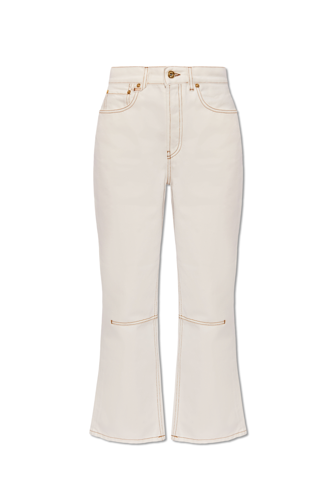 White kick sale flare jeans